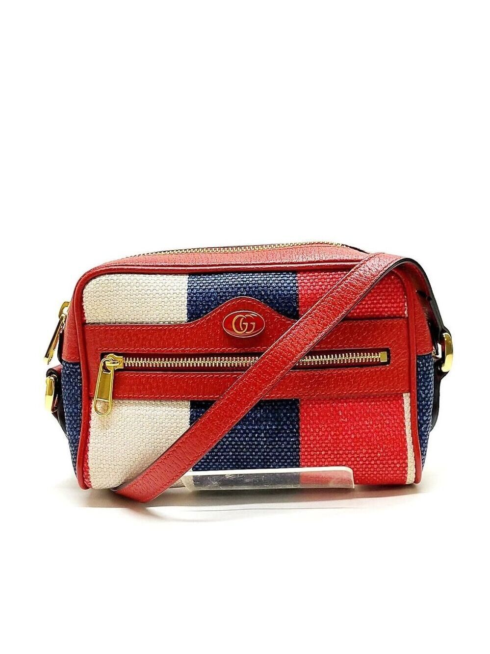 Gucci Crossbody bag Red Canvas 650-060225